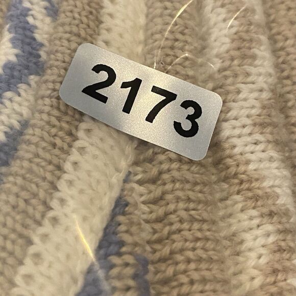 Torallie Australia Mens XL Pure Merino Wool Fair Isle Striped Crew Neck Sweater - Picture 9 of 9